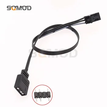 SQMOD Corsaır RGB Standart ARGB 3-Pin 5V Adaptör Konnektörü RGB kablosu 25cm 50cm 100cm