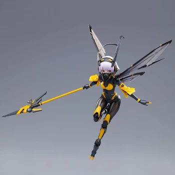 Stokta Kotobuki Makinesi Kız Salyangoz Kabuğu ARI 03W Wasp Kız Topuz chan Anime Figürleri 1/12 Montaj Erkek ve Kız Koleksiyonu Oyuncaklar