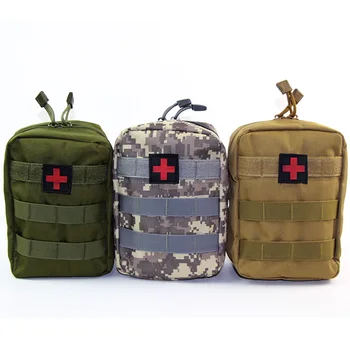 Taktik Ilk Yardım Kiti Çantası Molle EMT Tıbbi EDC Kılıfı Yardımcı Aracı Paketi Turnike Stap Survival Askeri Acil Yürüyüş Çantası