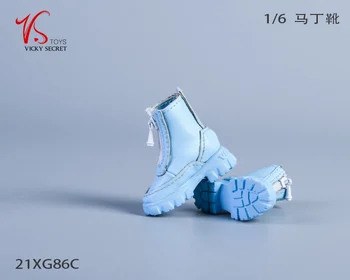 VSTOYS 21XG86 1/6 kadın Asker Martin Çizmeler El Yapımı Deri Çizmeler İçi Boş ayakkabı için 12 İnç TBLeague Aksiyon Figürü bebek
