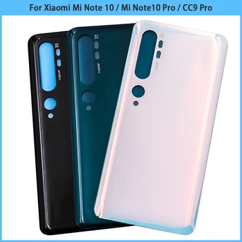 Xiaomi Mi Not için 10 / Mi Not 10 Pro Pil Arka kapak 3D Cam Panel Arka Kapı Mi CC9 Pro Note10 Cam Konut Case Değiştirin