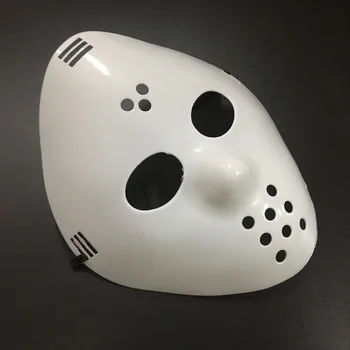 Yeni Gelenler Beyaz Tam Yüz Maskesi Freddy vs Jason Maskesi Beyzbol Maskeleri Cadılar Bayramı Paskalya Cosplay Prop Yüksek Kaliteli Hediye
