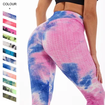 Yeni Renkli Push Up Tayt Kadınlar Anti Selülit Legging Spor Salonu Leggins Seksi Yüksek Bel Tayt Egzersiz Jeggings Pantolon